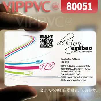 

80051 business cards and letterhead - matte faces transparent card thin 0.36mm