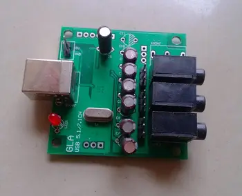 

USB to 5.1 Channel Audio Decoder USB Decoder DTS/AC3/Game 5.1 Channel