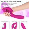 Erotic Strapless Strap-on Dildo Vibrators for Women Double-heads Vibrating Penis Lesbian Toys for Adult Sex Toys for Couples 1