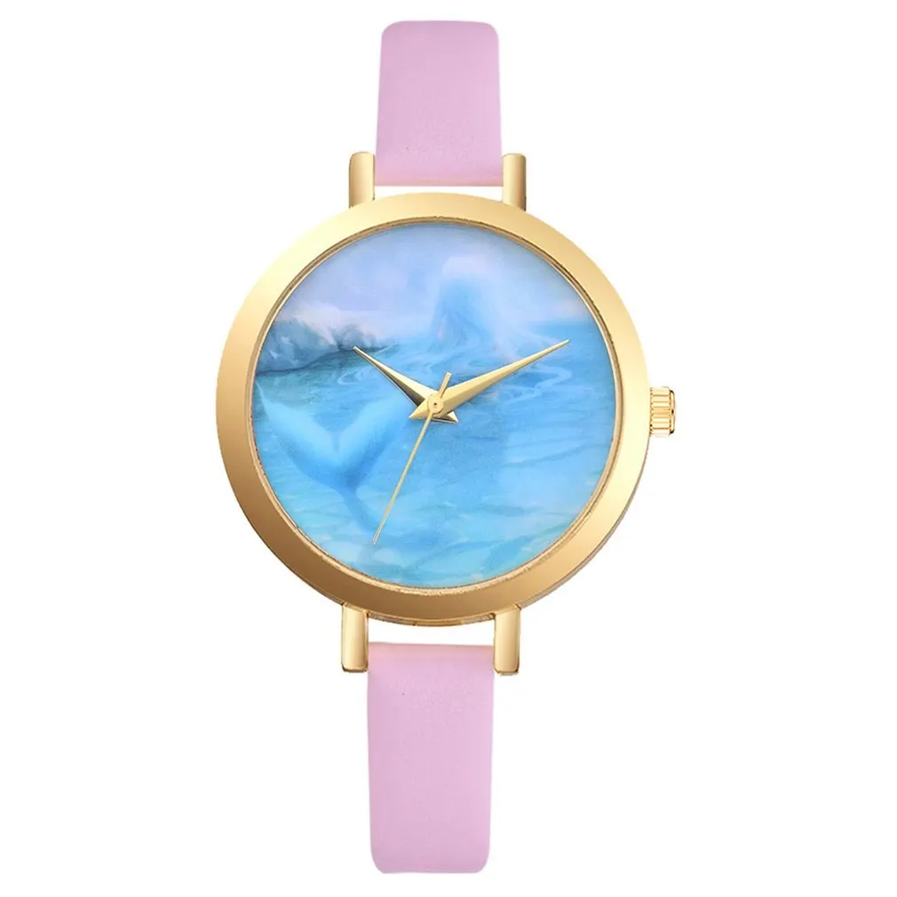 GENBOLI модная одежда для девочек часы кожа ГНТО сплав случае простой Повседневное часы женские кварцевые часы для дропшиппинг montre femme 2018
