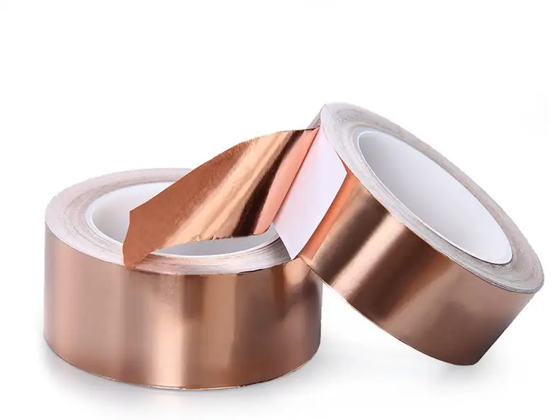 25m Single lead copper foil tape conductive shielding tape paper single