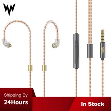 OM1 5N OFC кабель выделенный 2PIN кабель для обновления используется для OM1 Whizzer HE03 с микрофоном шнур применяется оригинальные наушники