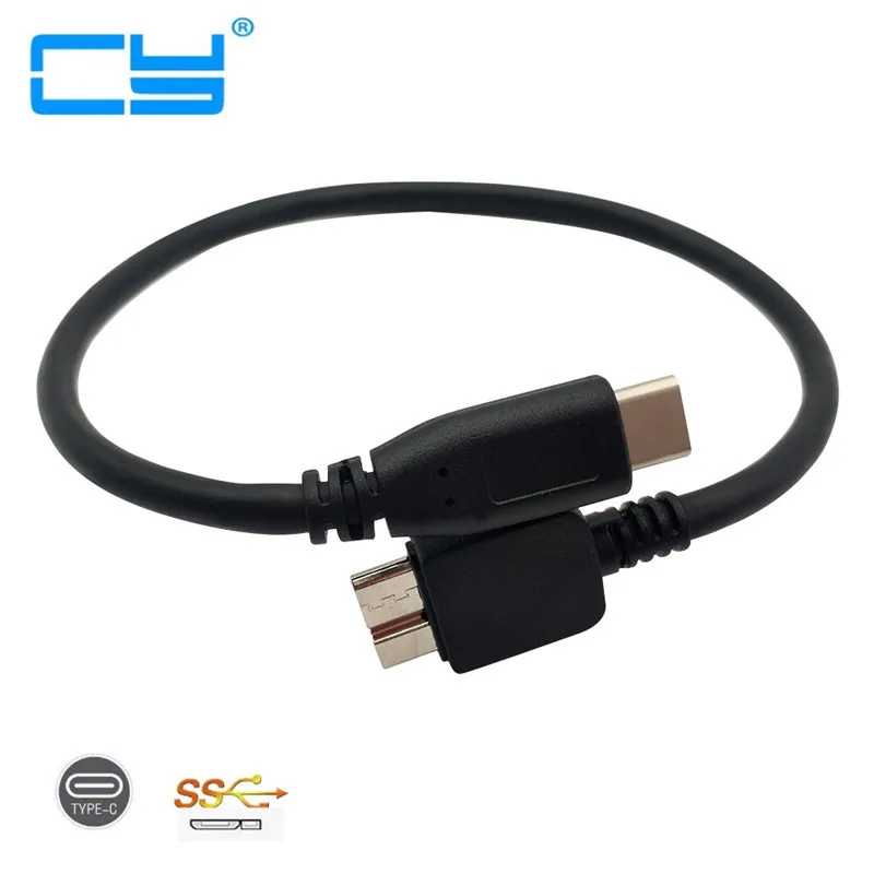 

USB 3.1 Type-C to USB 3.0 Micro B Cable Connector For HDD External Hard Drive Smartphone CELL PHONE MacBook (Pro) PC 30cm 100cm