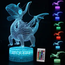 Jurassic динозавр Птерозавр 3D светодиодный светильник Летающий Динозавр светится в темноте игрушки Дети знания о животных Обучающие игрушки, подарки