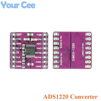 

ADS1220 ADC Analog-to-Digital Converter I2C IIC Low Power 24 Bit A/D Converter CJMCU-1220