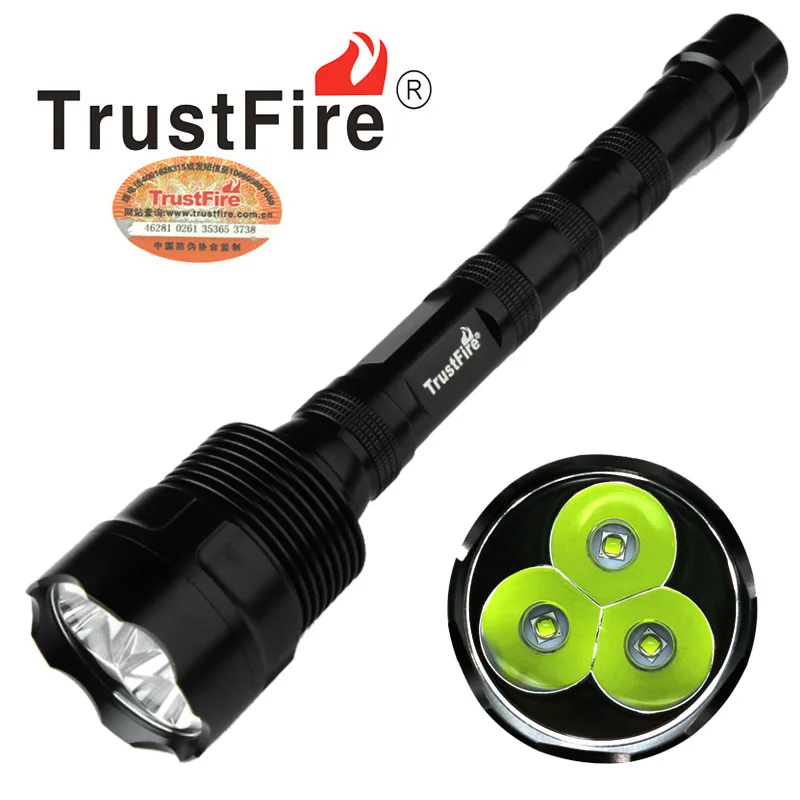 TrustFire 3L2 фонарь 3800 люмен тактический фонарь рыбацкие фонарики 3* XM-L2 3LED прожектор фонарь для кемпинга фары - Испускаемый цвет: TR3L2