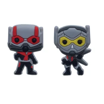 

1pcs Antman and Wasp Pins PVC Brooches Hot Movie Figure Pinback Buttons Badges Bag Clothes Hat Accessories DIY Craft Kids Gift