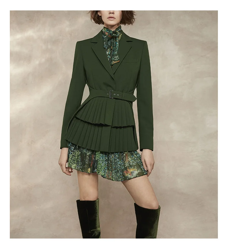 orange and army green outfit