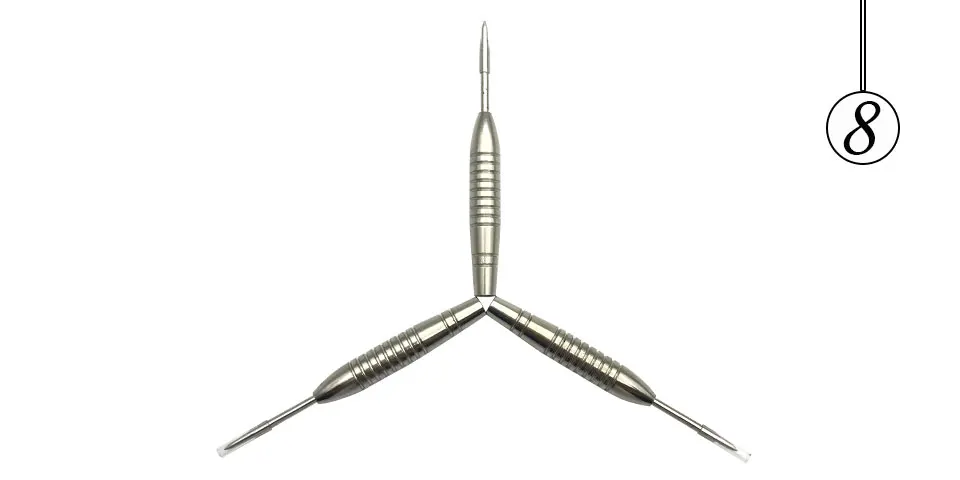 Easytoday 6Pcsset Darts Barrel Accessories High Quality Metal Darts Steel Tip Barrel Darts Professional Accessories 21g Barrel (8)