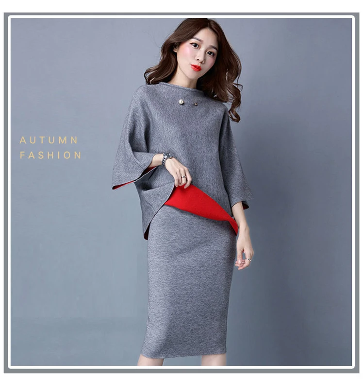 Female Winter Pullover Sweat Suits Women Cashmere Sweater Women Suits Clothing Sets Women Sweatsuit Conjuntos Femininos 001