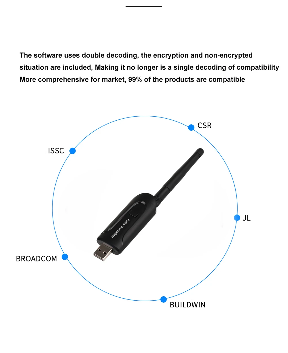 B5 беспроводной Bluetooth передатчик с антенной 3,5 мм A2DP музыкальный адаптер аудио музыка стерео адаптер для ТВ ПК планшет MP3 динамик