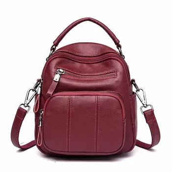

Multifunction Backpacks For Girls 2019 Women Leather Backpack High Quality Sac A Dos Female Back Pack Mochila Rucksacks For Girl
