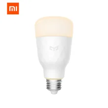 Mi jia Yee светильник, умный светодиодный светильник, Шариковая лампа, Wi-Fi пульт дистанционного управления, Xiaomi mi, домашнее приложение, E27 лампа 10 Вт, 1700 к-6500 К, белый и теплый светильник
