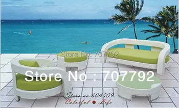 

New Garden Furniture Sofa Set with 100% PE Rattan