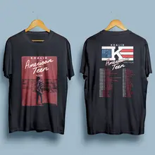 

New Arrival Short Fashion New Khalid Hip Hop Tour 2018 Size S-Xxxl Crew Neck Short-Sleeve Mens T Shirts