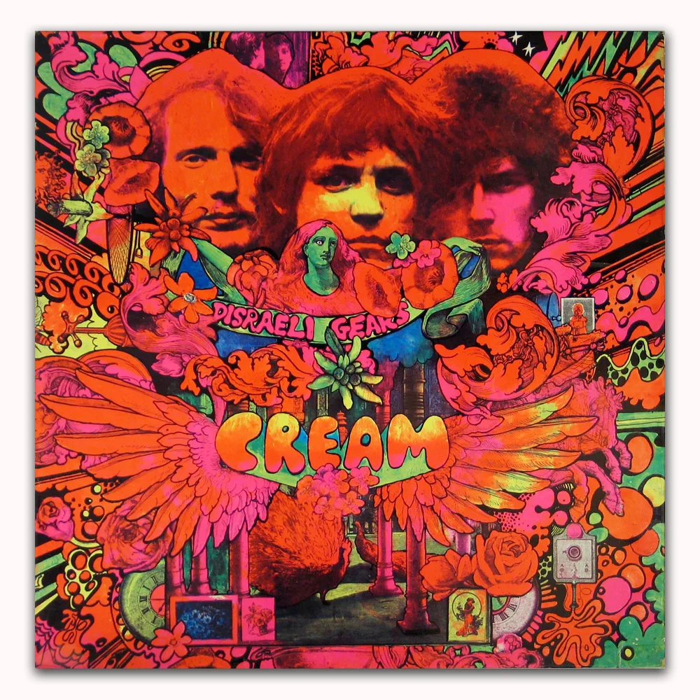 Z0187 Posters And Prints Cream Band Custom Pop Rock Music Band Stars