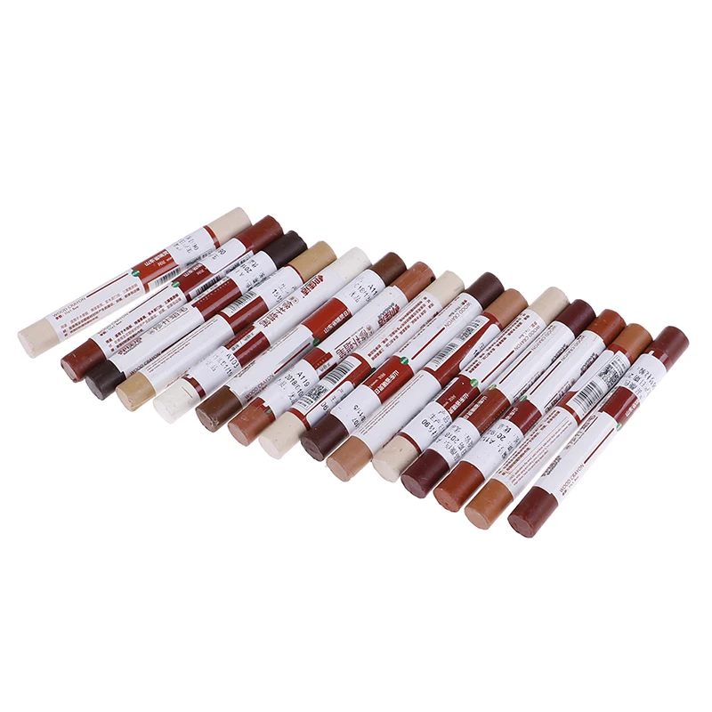 

1 Pcs Wood Repair Kit Furniture Paint Floor Repair Floor Wax Crayon Scratch Patch Paint Pen Wood Composite Repair Materials 15g