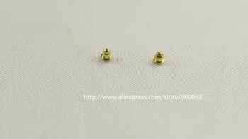 

100pcs Spring Loaded Pin 2.0 mm Diameter SMT / SMD 2.0 mm height Brass Gold 1u 50G force Re-flow Solder