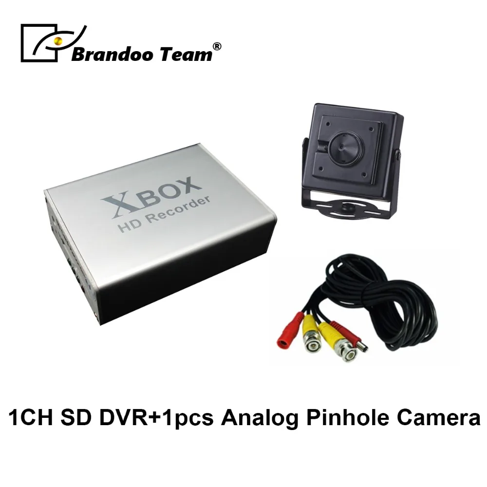 1Ch Mini DVR Support SD 1 Channel CCTV DVR Video Recorder Kit with 1pcs CameraSurveillance