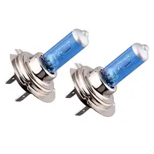 2 шт 12V 100W Авто галогенные лампы H1 H3 H4 H7 H11 9005 9006 автомобильных фар Противотуманные фары Автоматическая супер белая P43T лампы противотуманных фар