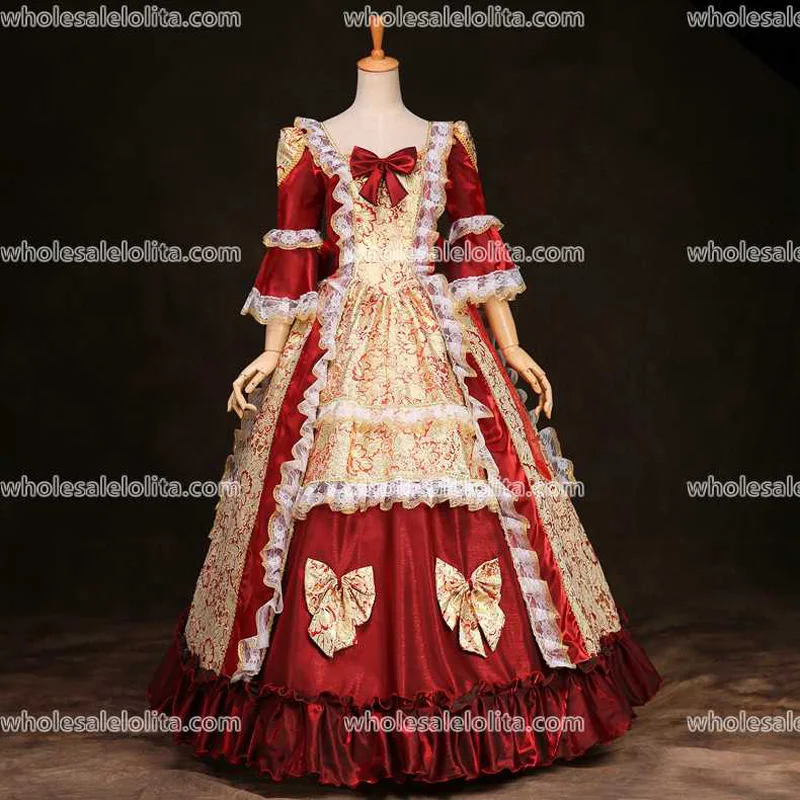 old fashioned ball gown