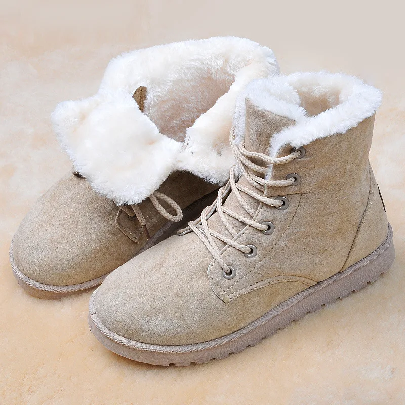 Модные теплые зимние ботинки Теплые женские ботильоны Bota Feminina Женская обувь Botte