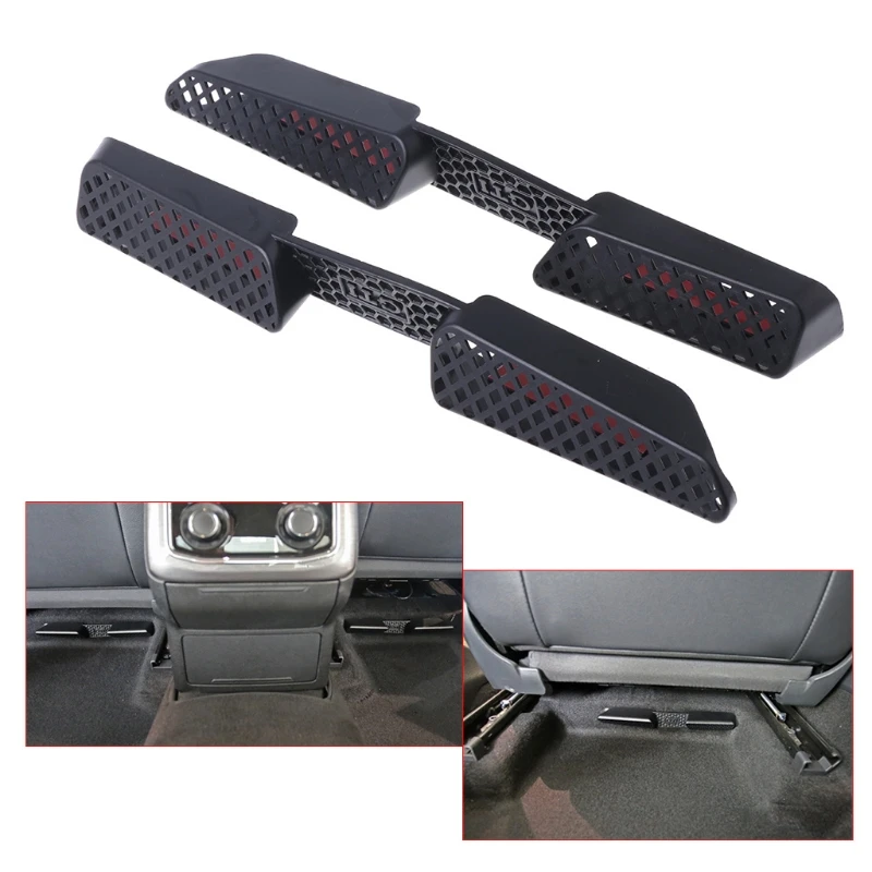 

New 2 Pcs Auto Car Rear Seat Air Condition Vent Outlet Cover Car Accessories For SEAT LEON / SKODA Octavia Car Accessories