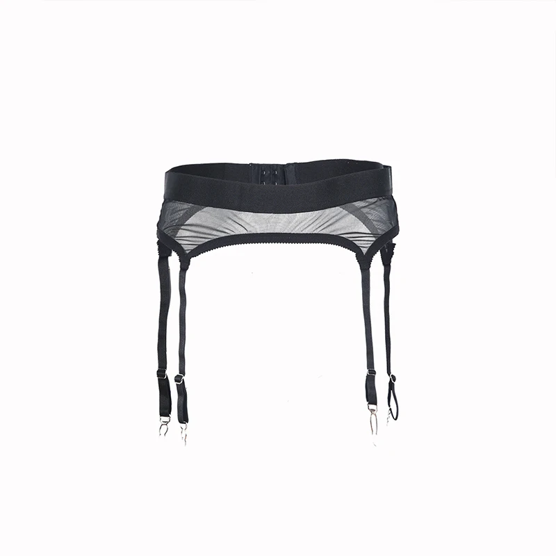 Missomo Woman Slim Garter Mesh Openwork Sexy Perspective Solid Color 2018 Autumn New Elegant Decoration Lingerie