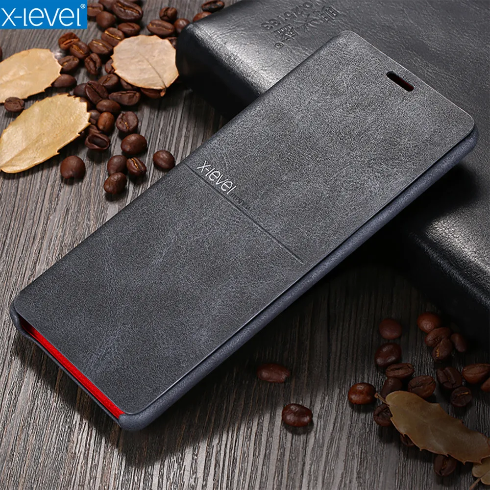 

X-Level Extreme Leather Phone Case For Samsung Galaxy Note 8 Ultra thin Flip Protective Case For Samsung Note 8