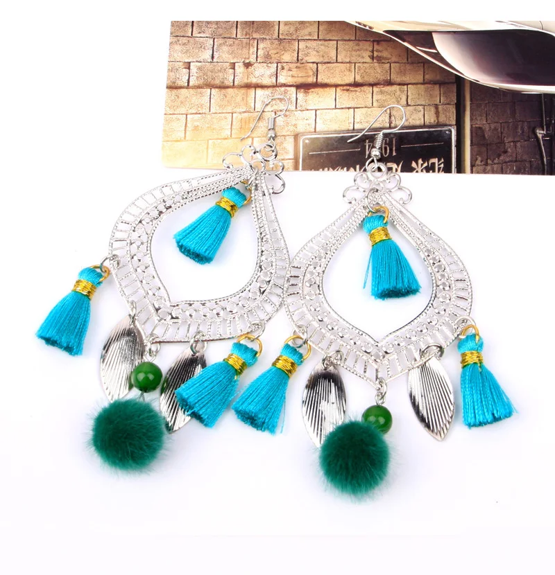 vintage earrings green (6)