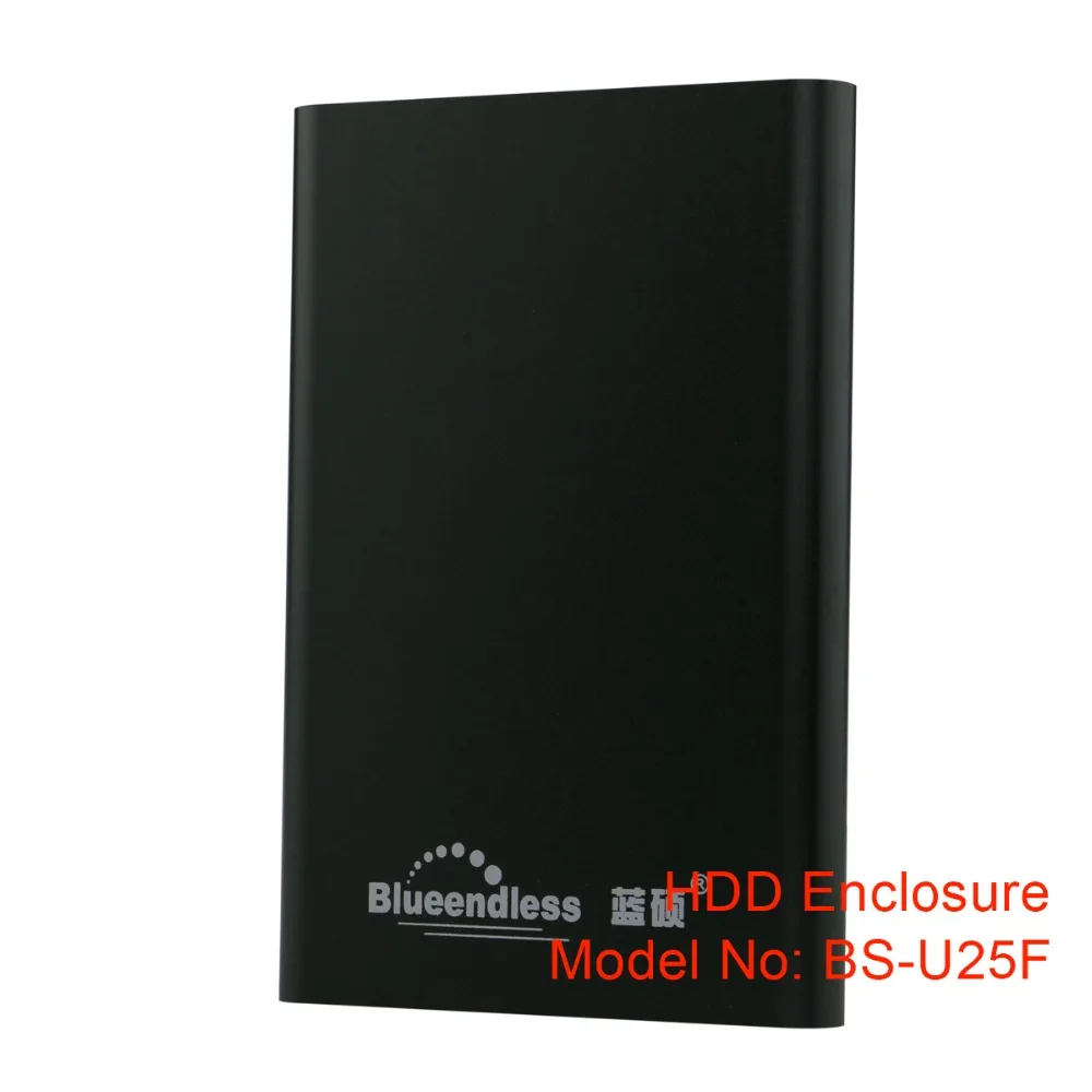 1 шт./лот blueendless Универсальный алюминиевый 9 5 мм толщина sata USB3.0 жесткий диск ssd