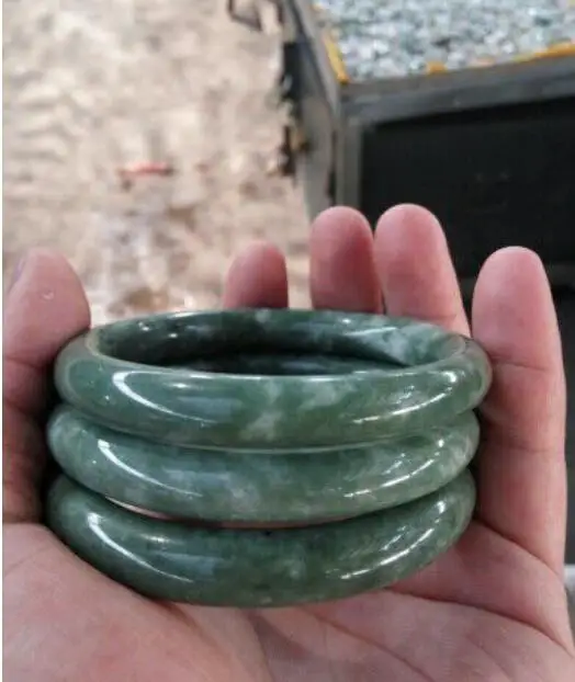 

Wholesale Jadee Bangles grade A Pure Natural Jadee Bangle Bracelet Natural Stone Womens Bangles For women