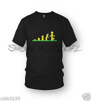 

LEGO T-Shirt LEGO Evolution Tee MEN'S Awesome, LEGO Movie,Gift Idea, Toys Blocks