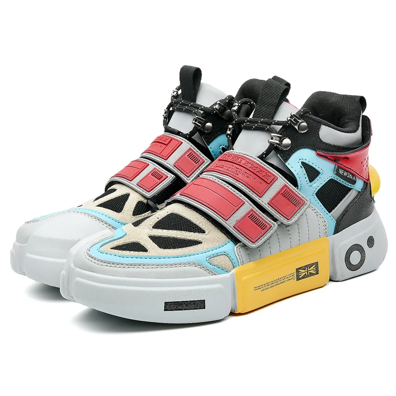 Reflective Chunky Hip Hop Platform Shoes Hip Hop Gen