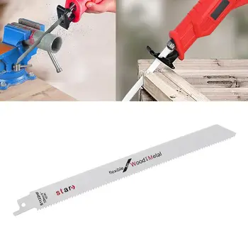 

High Carbon Steel/Bi-Metal S1122HF 225mm 9" Reciprocating Saw Blade Effective Flexible For Cutting Wood Woodworking