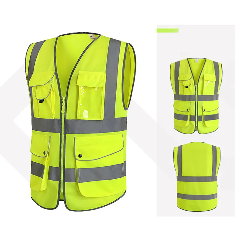 Vest Motorcycle Motorbike High Visibility Safety Reflective Safety