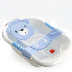 Детские регулируемое сиденье Ванна Носки с рисунком медведя из мультика безопасности Ванной сиденье новорожденных Т-образный скользкой