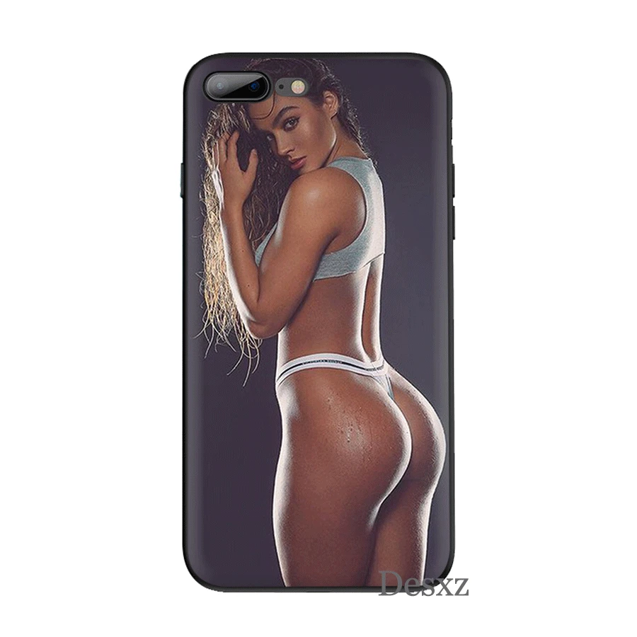 Силиконовый ТПУ чехол для телефона сексуальный корпус девочек Iphone 5 5s SE 6 6s 7 8 Plus X XS