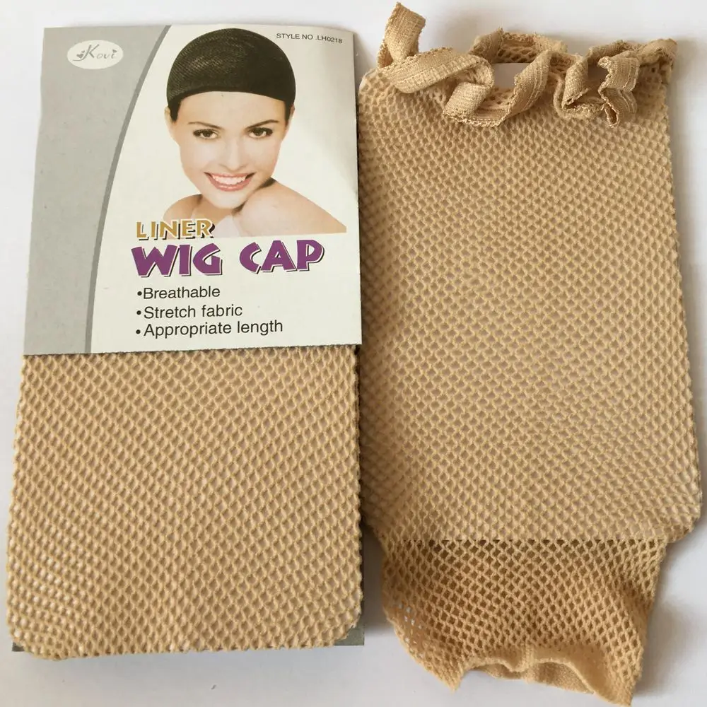 6 pieces NEW Fashion Stretchable Black Weaving Cap Elastic Hair Net Snood Wig Cap Hairnet Top Open Hair Mesh