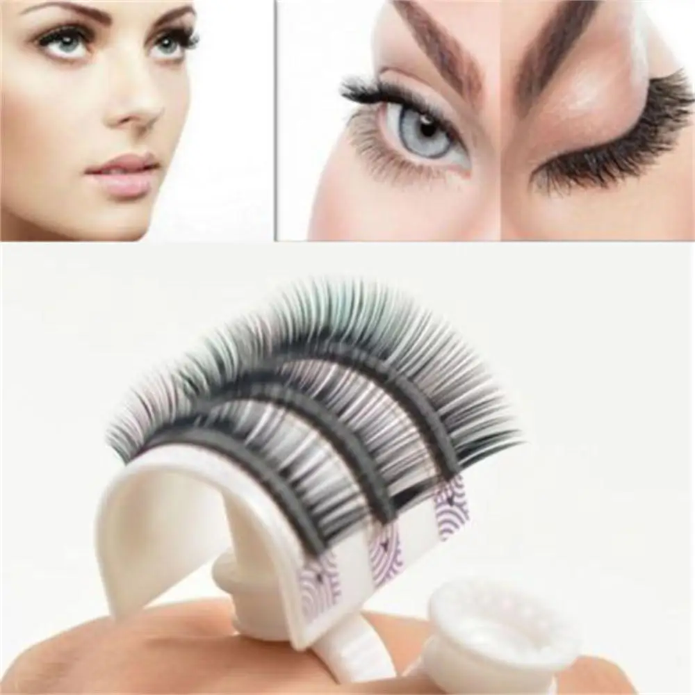

New Arrival 1Set Eyelash Glue Ring Adhesive Eyelash Pallet Holder Makeup Kit Tool Women Beauty Accessory
