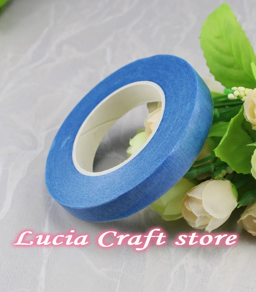 Lucia crafts 1 шт./лот, 30 ярдов/шт. 1,1 см ширина бумажная лента для флориста подарочная упаковка аксессуары I1009