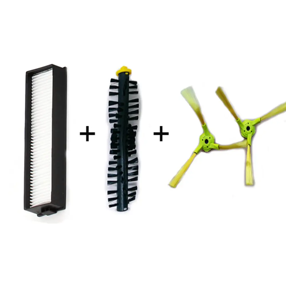 Main brush, mop cloth, side brush, filter for LG Hom Bot VR6270LVM