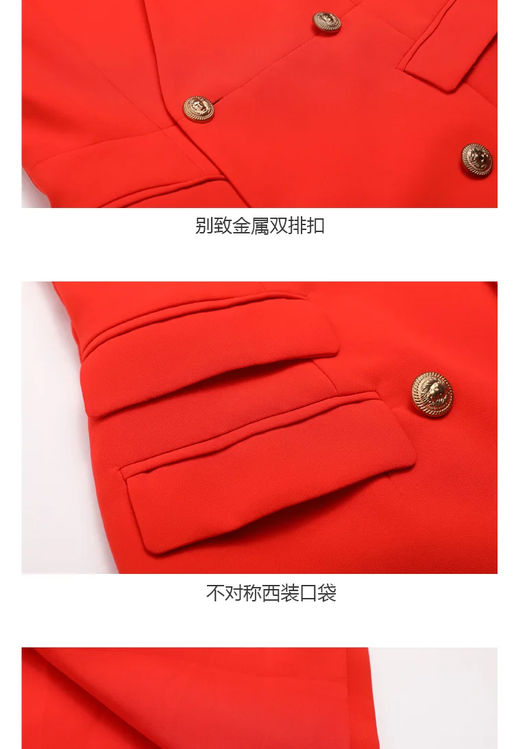 2018 Autumn New Cloak Sleeves Blazer Slim V-neck Red Mini Suit Dress With Pockets Female Dresses