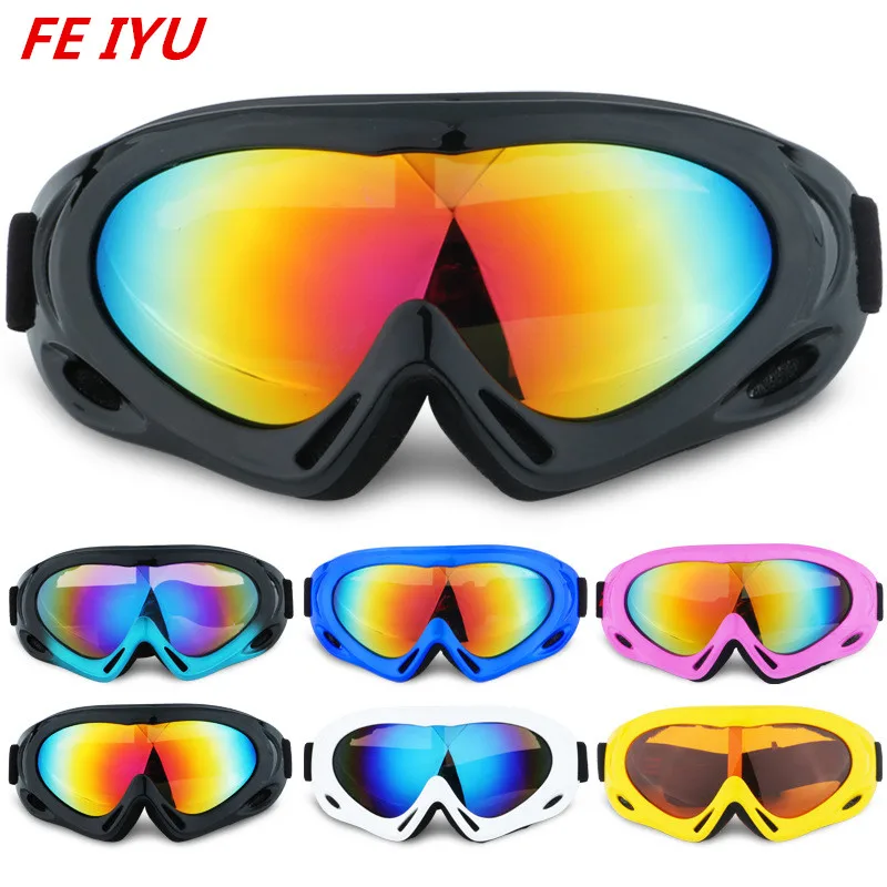Men Ms Skiing Glasses Ski Goggles Cycling Climbing Anti fog Glasses