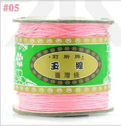 

Free Shipping,0.8MM Light Pink Color Chinese Knot Beading Nylon Rope Cord Thread Diy Charm Macrame Jewelry Accessories String