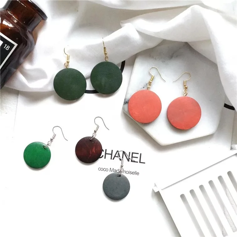 

1Pack/6Pc accessories for Jewelry Bisuteria Para Hacer Joyas Hand Made Handicraft accessories Diy Jewelry Wood Earrings Material