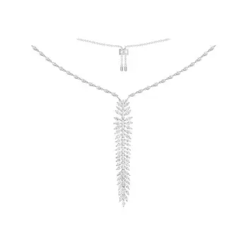 

[MeiBaPJ]Real S925 Sterling Silver luxury Olive leaf Pendant Necklace for Women with AAA High Quality Stones Necklace Jewelry