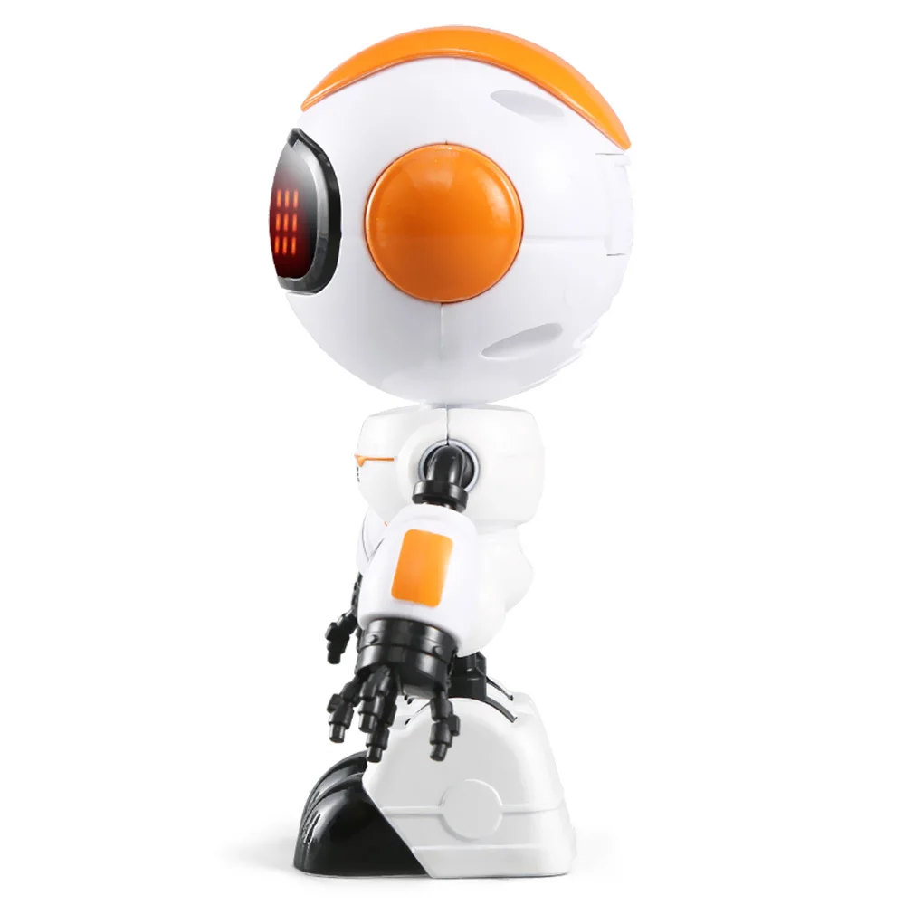 Мини умный радиоуправляемый робот, озвученный робот с сенсорным зондированием, светодиодный, с глазами, модель жеста тела, энергосберегающие роботы, игрушки