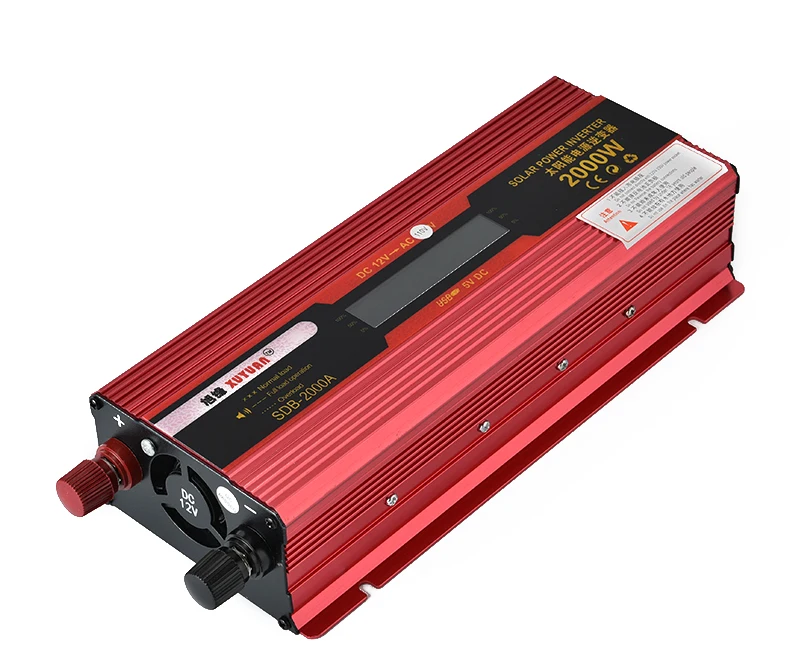 Xuyuan 12V to 110V 2000W Car On Board Inverter LCD Display Converter