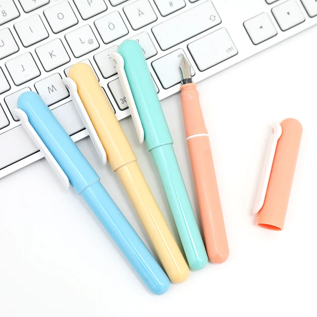 1pc Cute Fountain Pens Candy Color Business Fine Nib Fountain Pen